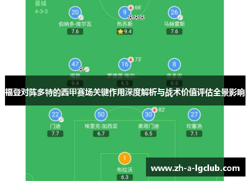 福登对阵多特的西甲赛场关键作用深度解析与战术价值评估全景影响